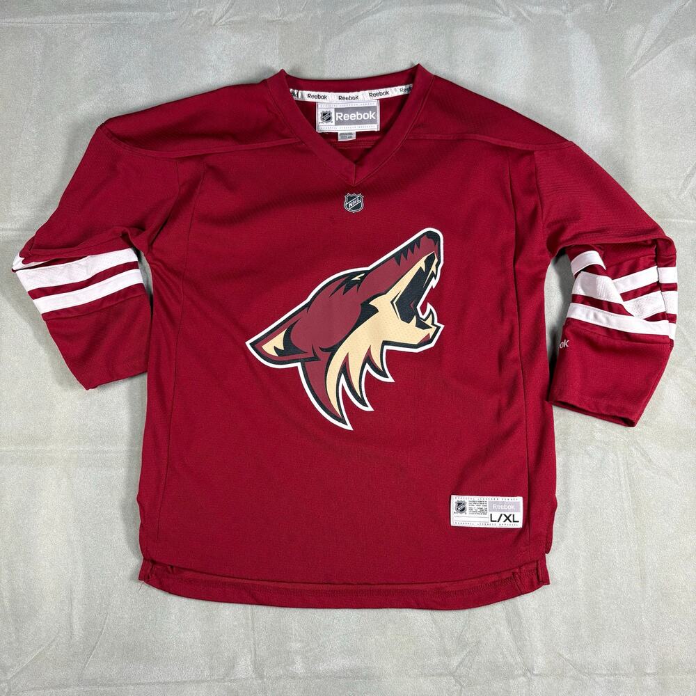 Arizona Coyotes Reebok NHL Youth Replica Home Jersey Red Size L/XL Preowned